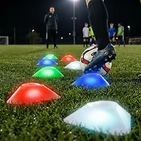 GoSports Modern Light Up Cones 6-Pack