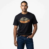 Carhartt Men's Relaxed Fit Heavyweight Short-Sleeve Camo Graphic T-Shirt