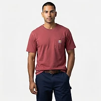 Carhartt Men's Relaxed Fit Short Sleeve Garment Dyed Pocket T-shirt