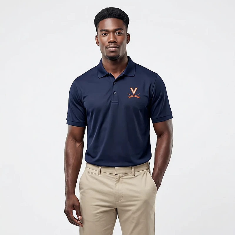 Antigua Men's University of Virginia Legacy Pique Polo Shirt