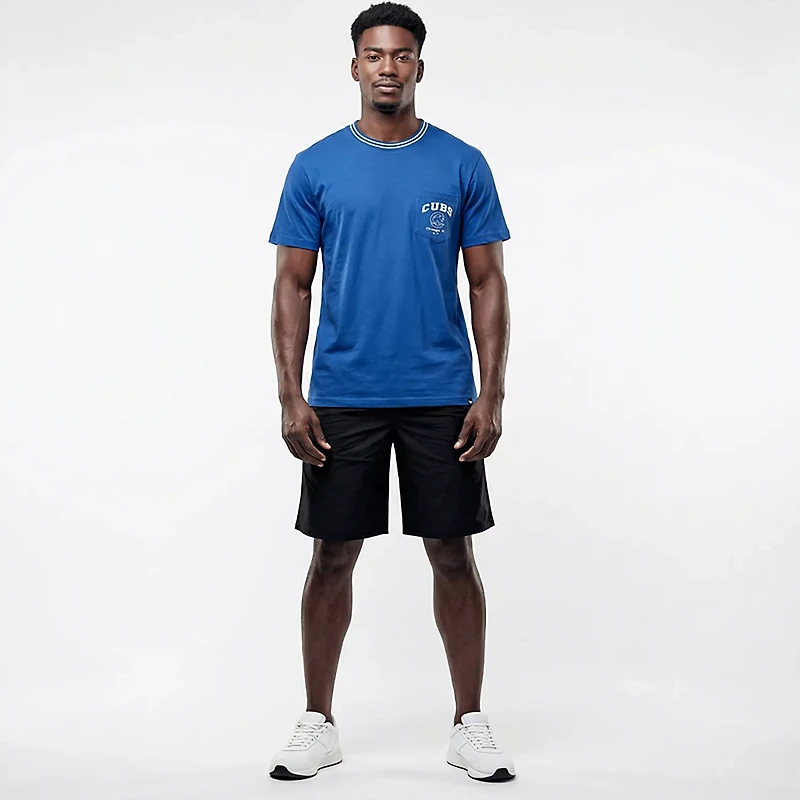 '47 Men's Chicago Cubs Top Line Stewart Short Sleeve T-shirt