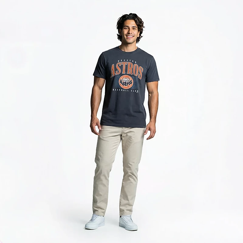 '47 Men's Houston Astros Double Header Franklin T-shirt