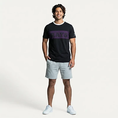 '47 Men's Tampa Bay Rays Vintage Double Header Closer Parker T-shirt