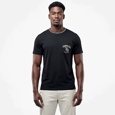 '47 Men's Tampa Bay Rays Top Line Stewart Short Sleeve T-shirt