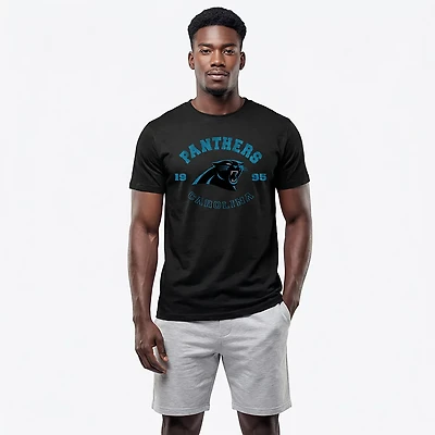 '47 Men's Carolina Panthers Top Off Shrum Short Sleeve Shirt