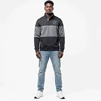 '47 Men's New Orleans Saints Rounders Wyatt 1/4 Snap Sweatshirt