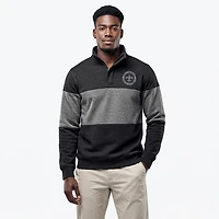 '47 Men's New Orleans Saints Rounders Wyatt 1/4 Snap Sweatshirt