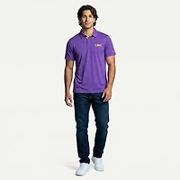 Columbia Sportswear Men's Louisiana State University Tech Trail Polo
