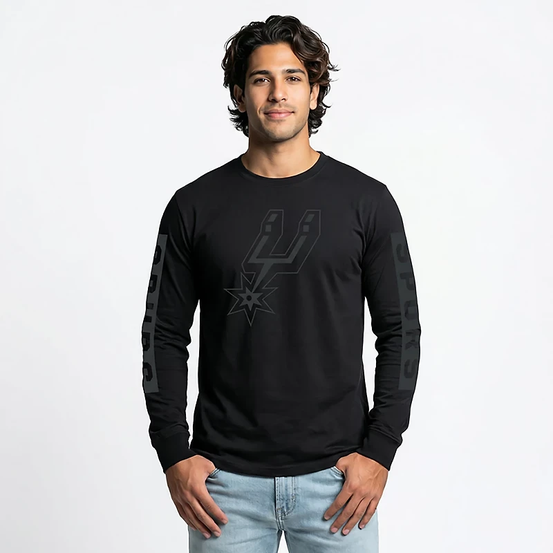 '47 Men's San Antonio Spurs Phantom Franklin Long Sleeve T-shirt