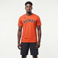 Nike Men's Houston Astros Fuse Wordmark Graphic T-shirt