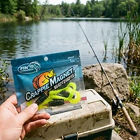 Leland Lures Trout Magnet Slab Curly Soft Bait 12-Pack