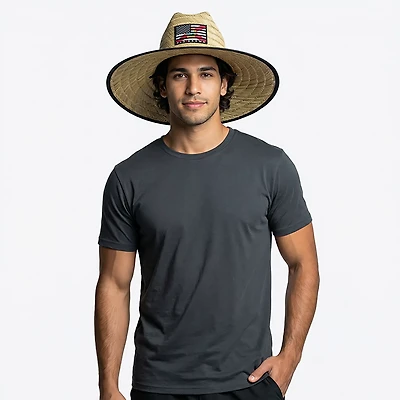FLOGROWN Men's Flag Mashup Straw Hat