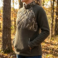Magellan Outdoors Women's Fayette Mixed Media Pullover
