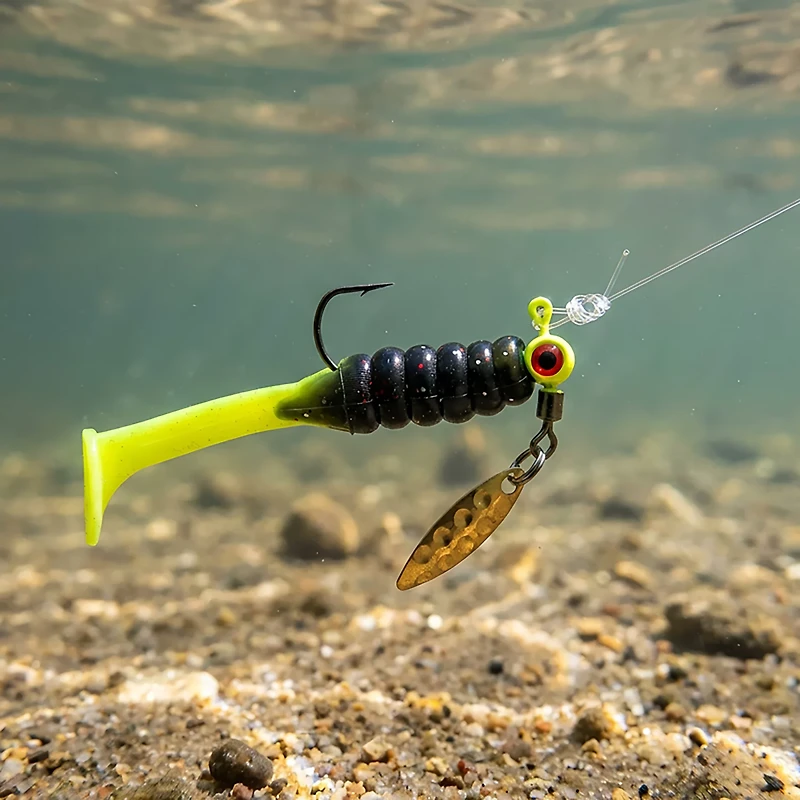 Strike King Mr. Crappie Sausage Head Spins Pre-Rigged Jigs 2-Pack