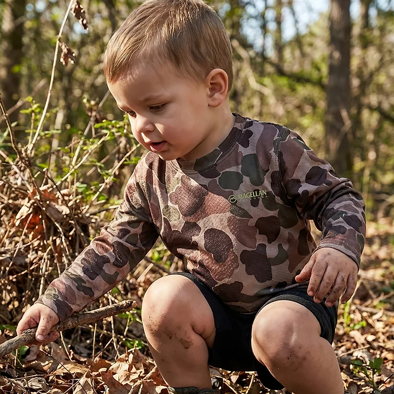Magellan Outdoors Toddlers' HuntGear Eagle Pass Tech Mesh Long Sleeve Shirt