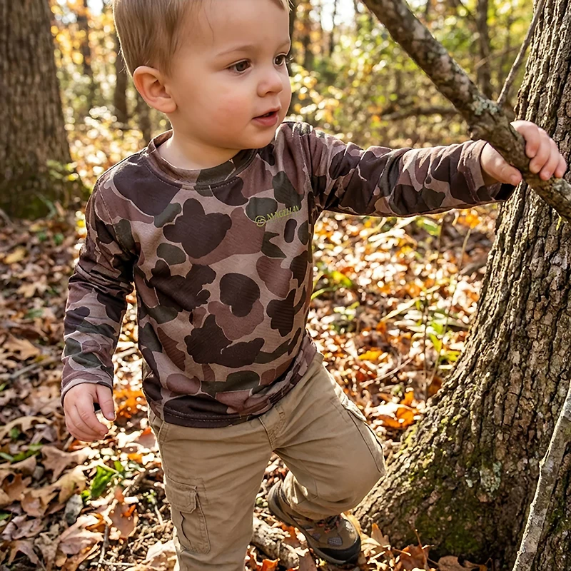 Magellan Outdoors Toddlers' HuntGear Eagle Pass Tech Mesh Long Sleeve Shirt