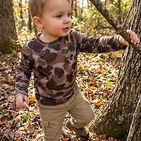 Magellan Outdoors Toddlers' HuntGear Eagle Pass Tech Mesh Long Sleeve Shirt