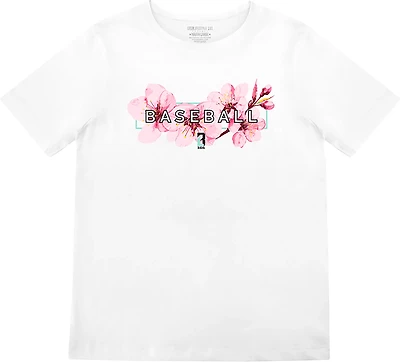 Baseball Lifestyle 101 Boys' Cherry Blossoms Radar T-shirt
