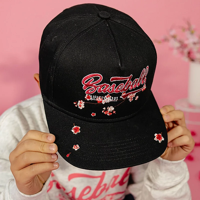 Baseball Lifestyle 101 Men's Cherry Blossoms Snapback Hat