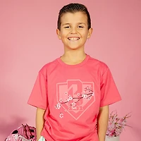 Baseball Lifestyle 101 Boys' Batters and Blossoms T-shirt