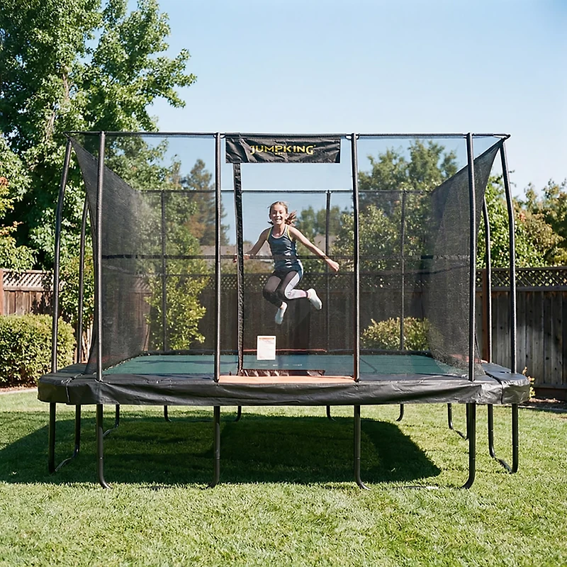 Jumpking 13 ft x 13 ft Square High-End Trampoline