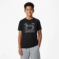 Under Armour Boys' Hybrid Printed Short Sleeve T-shirt