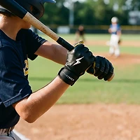 BRUCE BOLT Youth Premium Pro Short Cuff Batting Gloves