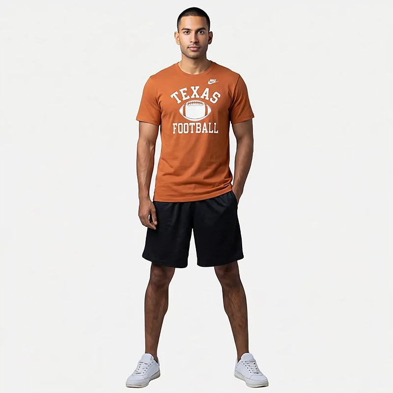 Nike Men's Texas Football Logo Cotton T-shirt