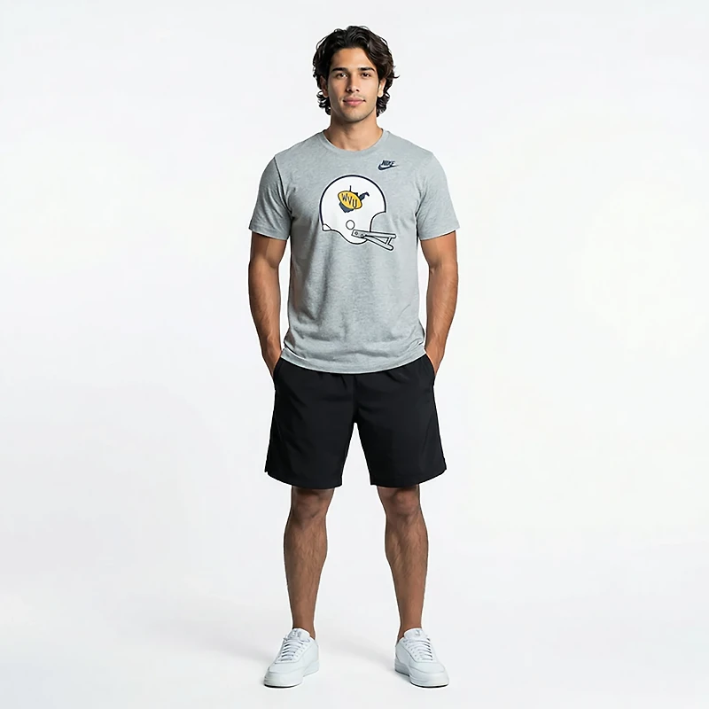 Nike Men's West Virginia Legacy Helmet Cotton T-shirt