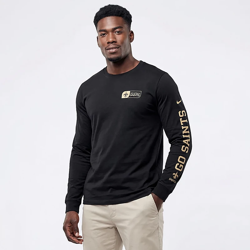 Nike Men's Saints All Out Essential Long Sleeve T-shirt