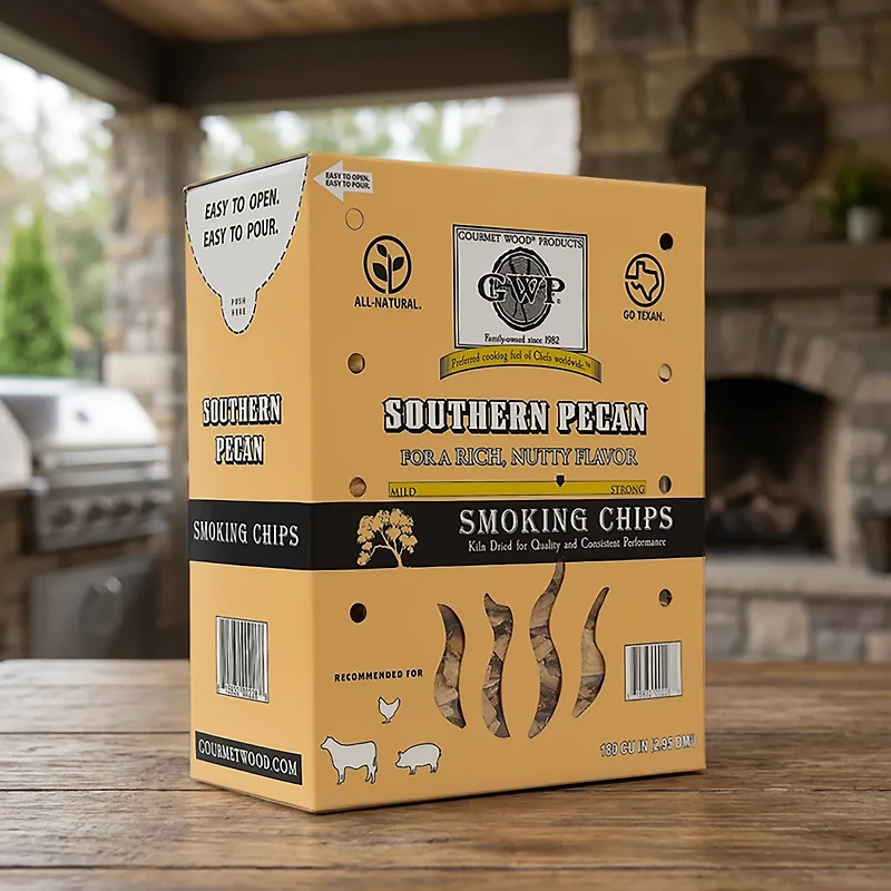 Gourmet Wood Southern Pecan 180 cu in Wood Chips