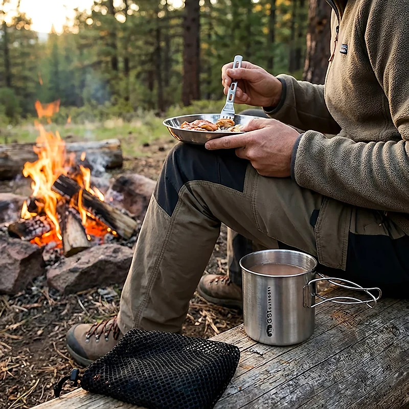 GSI Outdoors Glacier Stainless 1 Person Set