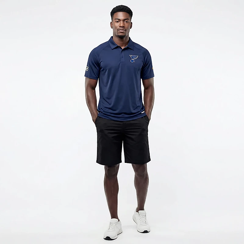 Fanatics Men's Blues AP Rink Polo Shirt