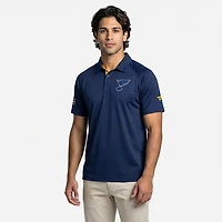 Fanatics Men's Blues AP Rink Polo Shirt