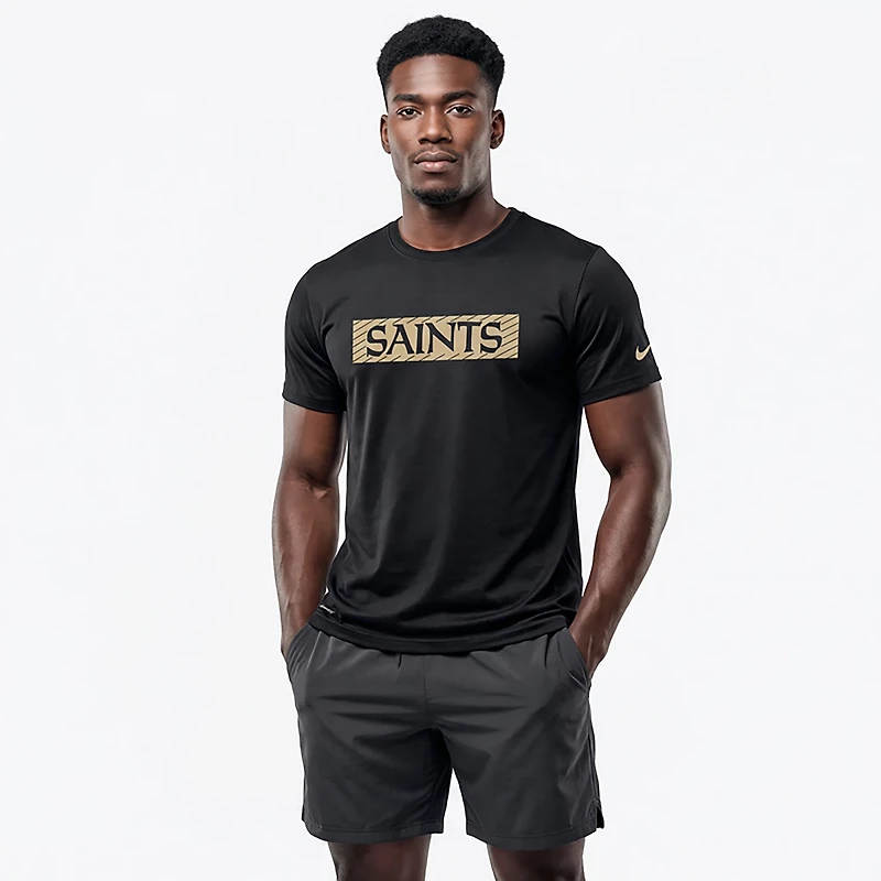 Nike Men's Saints Dri-FIT Player Team Issue Top