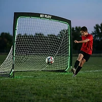 NetPlayz 4 ft x 3 ft x 3 ft Glow-in-the-Dark Portable Soccer Goal
