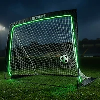 NetPlayz 4 ft x 3 ft x 3 ft Glow-in-the-Dark Portable Soccer Goal