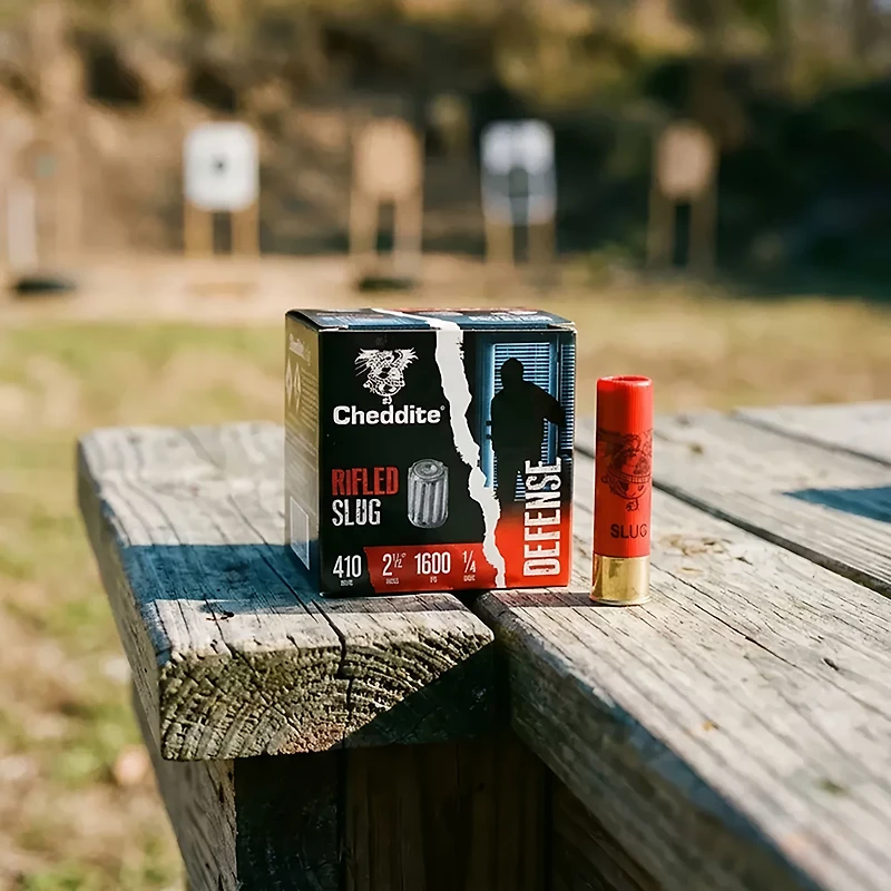 Cheddite Defense .410 Bore Rifled Slug Shotshells - 25 Rounds