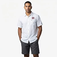 Columbia Texas AM Aggies PFG Slack Tide Omni-Shade Button-Up Camp Shirt