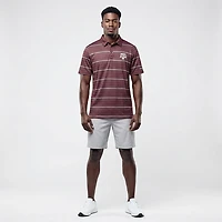 Columbia Texas AM Aggies PFG Super Terminal Tackle Omni-Shade Stripe Polo