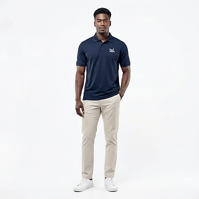 Antigua Men's Texas Rangers Legacy Pique Polo Shirt