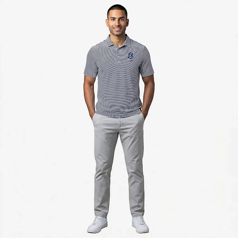 Cutter & Buck Men's University of North Carolina Virtue Eco Pique Rameses Logo Polo Shirt