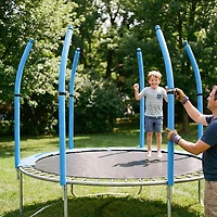 Machrus Upper Bounce Curved Trampoline Safety Enclosure Poles - 6 Count