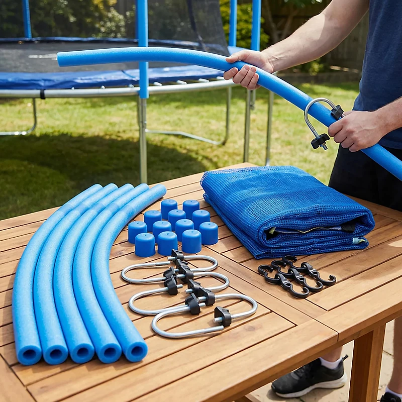 Machrus Upper Bounce Curved Trampoline Safety Enclosure Poles - 6 Count