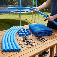 Machrus Upper Bounce Curved Trampoline Safety Enclosure Poles - 6 Count