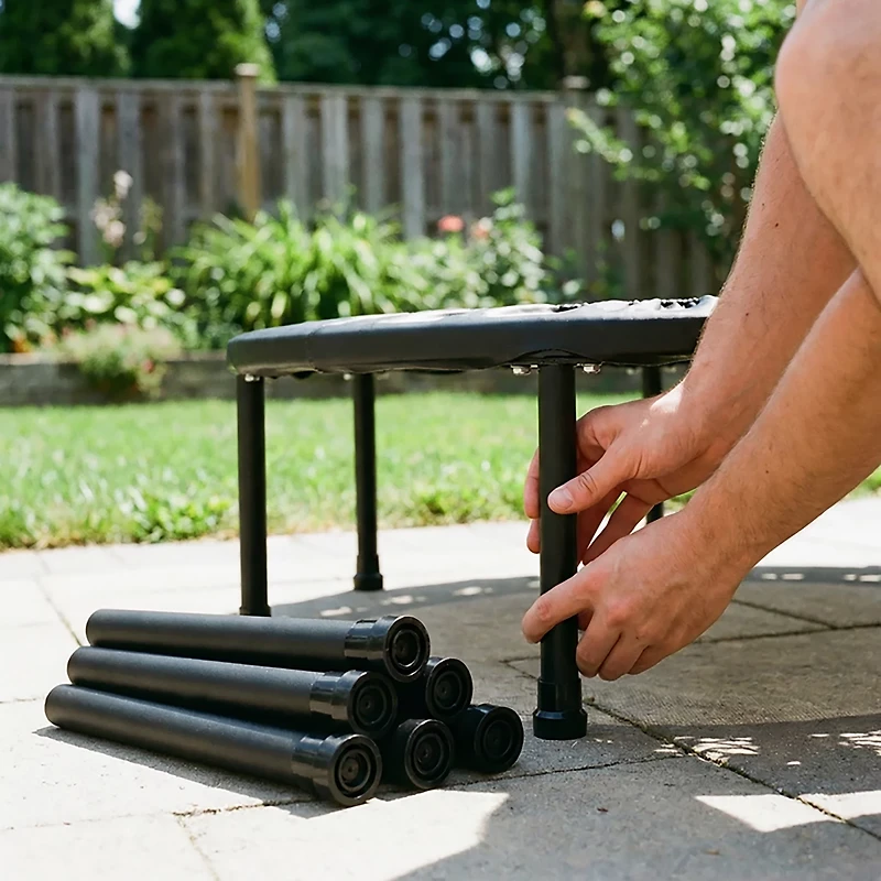 Machrus Upper Bounce Universal Mini Trampoline and Rebounder Replacement Legs - 8 Count