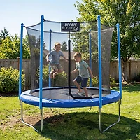 Machrus Upper Bounce 7.5 ft Round Trampoline with Safety Enclosure System