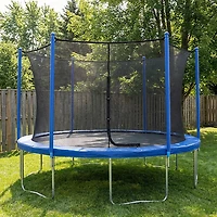 Machrus Upper Bounce 13 ft Round Trampoline Safety IS Net