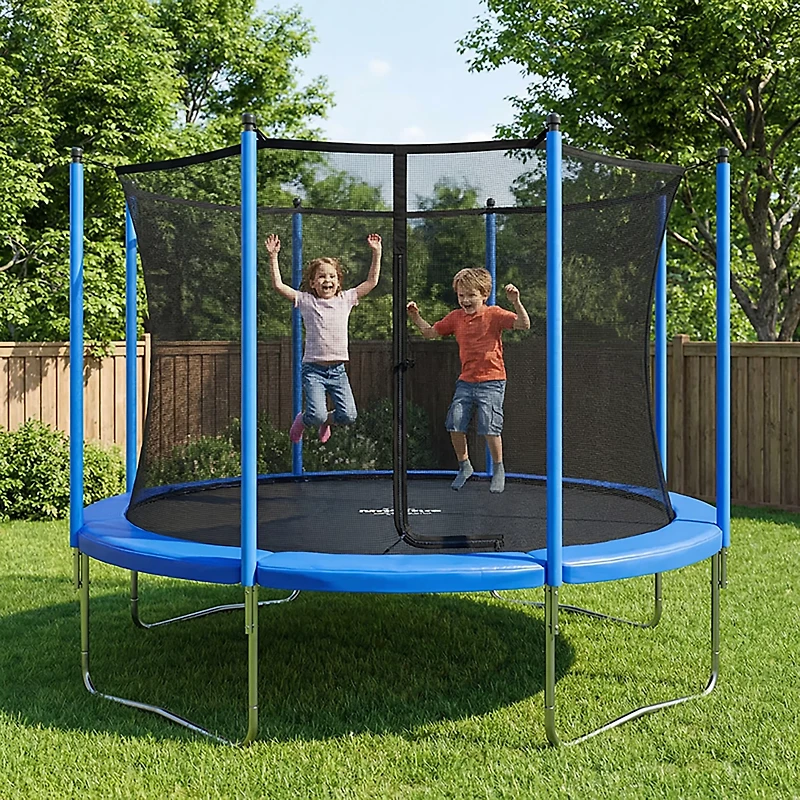 Machrus Upper Bounce 12 ft Round Trampoline Inside Replacement Safety Enclosure Net