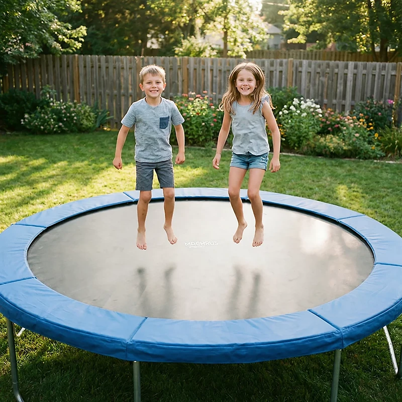 Machrus Upper Bounce Round Trampoline Super Spring Cover Safety Pad